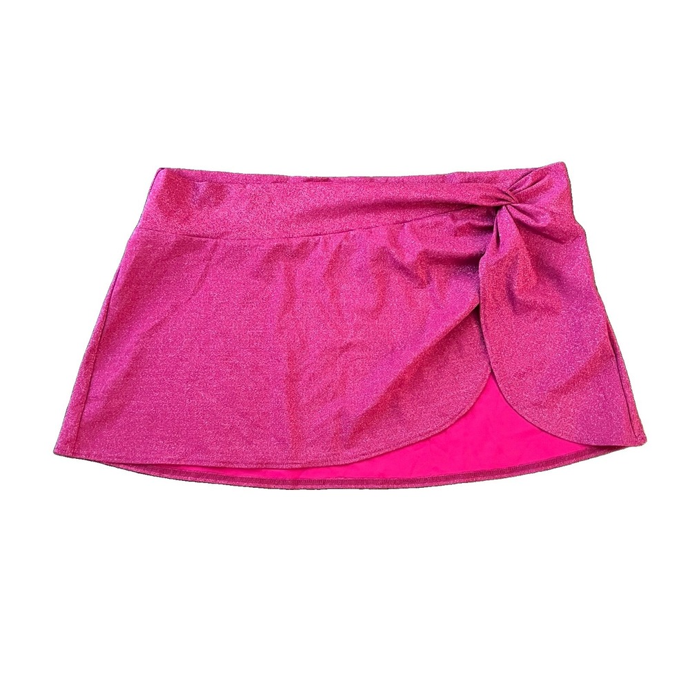 Newβ Lands End Women's Swim Skirt XL Pink Glitter